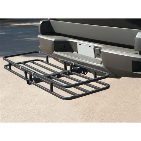 steel box cargo|harbor freight hitch rack.